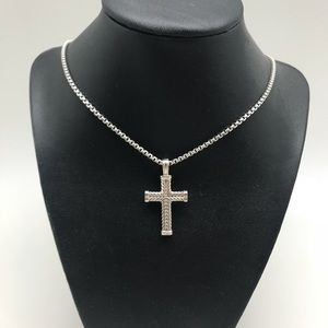 Men’s David Yurman Cross Necklace